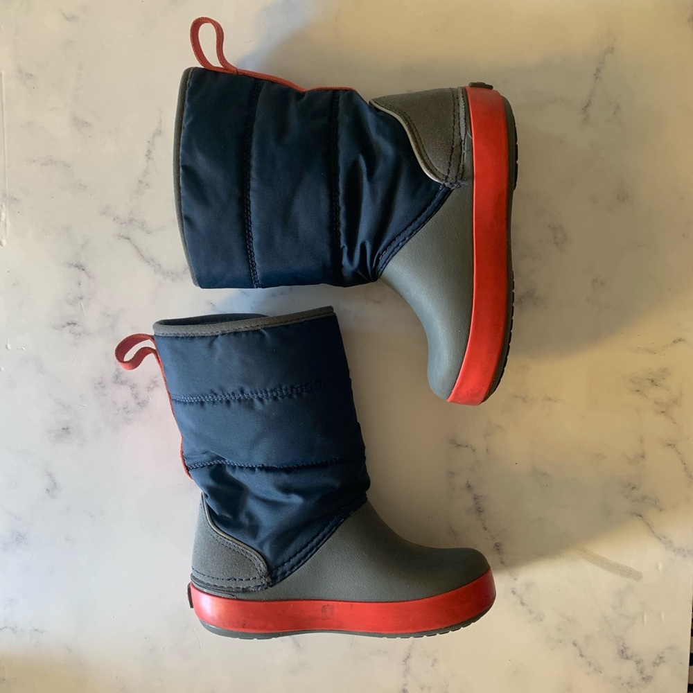 Cool Pair of CROCS Snow Boots Rain Boots Toddler Girl Kids Unisex Size C9